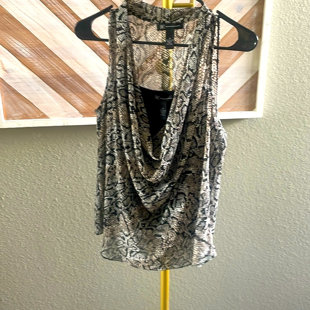 Inc animal print tank size 10